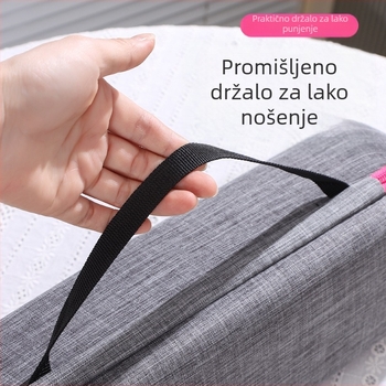 EVA kutija za pohranu uvijača za kosu i sušila za kosu — žigosanje i šivanje