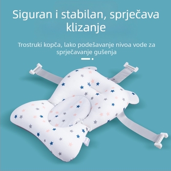 Mreža za kupanje za bebe s plutajućim madracem od PVC-a (za novorođenče, držač za kupanje)
