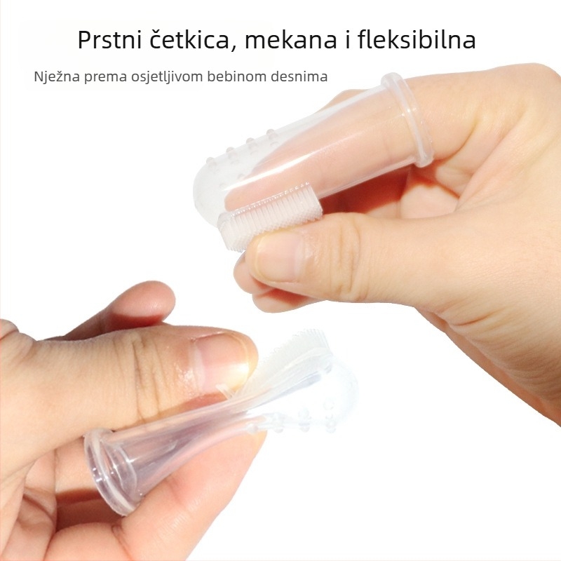 Set za njegu beba: osmeročlani set za njegu noktiju s škaricama, češljevima, četkicama, nazalni aspirator, EVA pakiranje — plastika + nehrđajući čelik