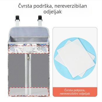 Vješena torba za dječju sobu — poliester, zidni organizator, višestruka namjena s karikaturnim 3D stilom