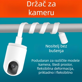 Držač za dom kameru, 360° rotacija, aluminij, vijak za ugradnju 1/4''-20, montaža bez bušenja