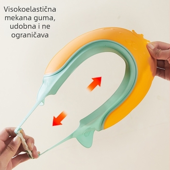 Dječja kapa za pranje kose – Hukou Xiaole; materijal PP; podesiva; porijeklo Taizhou Huangyan