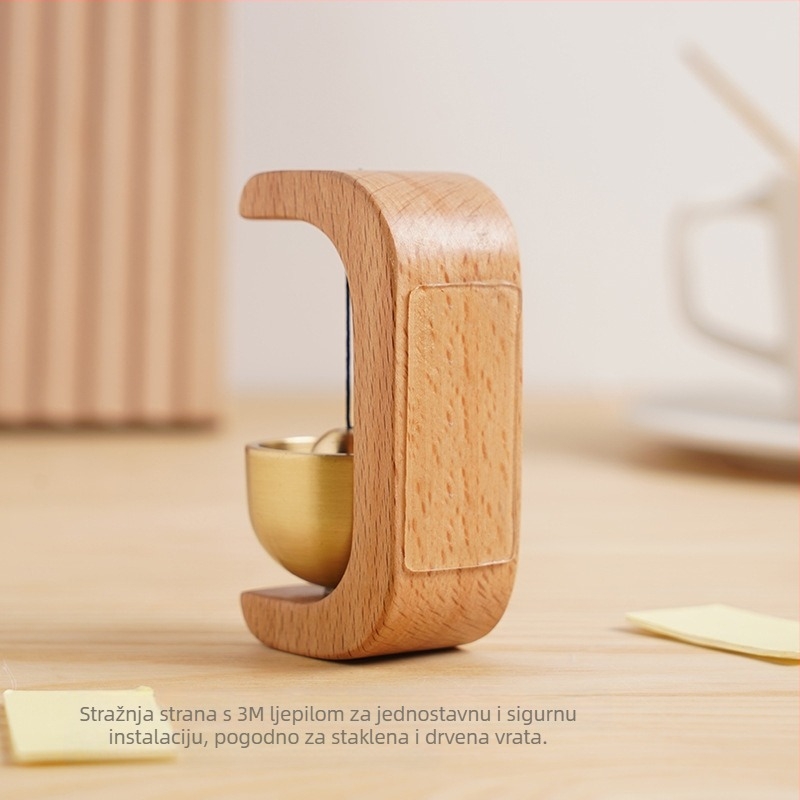 Stolni ukras od bukovine — Clumsy, slatka karikatura lutka, moderni minimalistički stil, kućna dekoracija, dar za useljenje