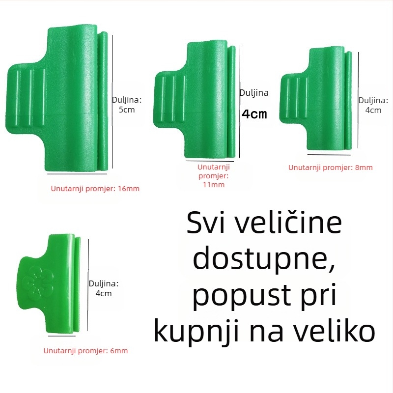 Plastična laminirajuća kopča za foliju staklenika (Tip: laminirajuća kopča; Materijal: plastika; Svrha: laminiranje folije; Uvoz: Ne)