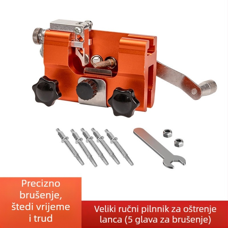 Ručni brusilnik lanaca za lančanu pilu i Li-ion pilu, marka Wu Yi, serija Hand Chain Grinder, licencirana privatna etiketa