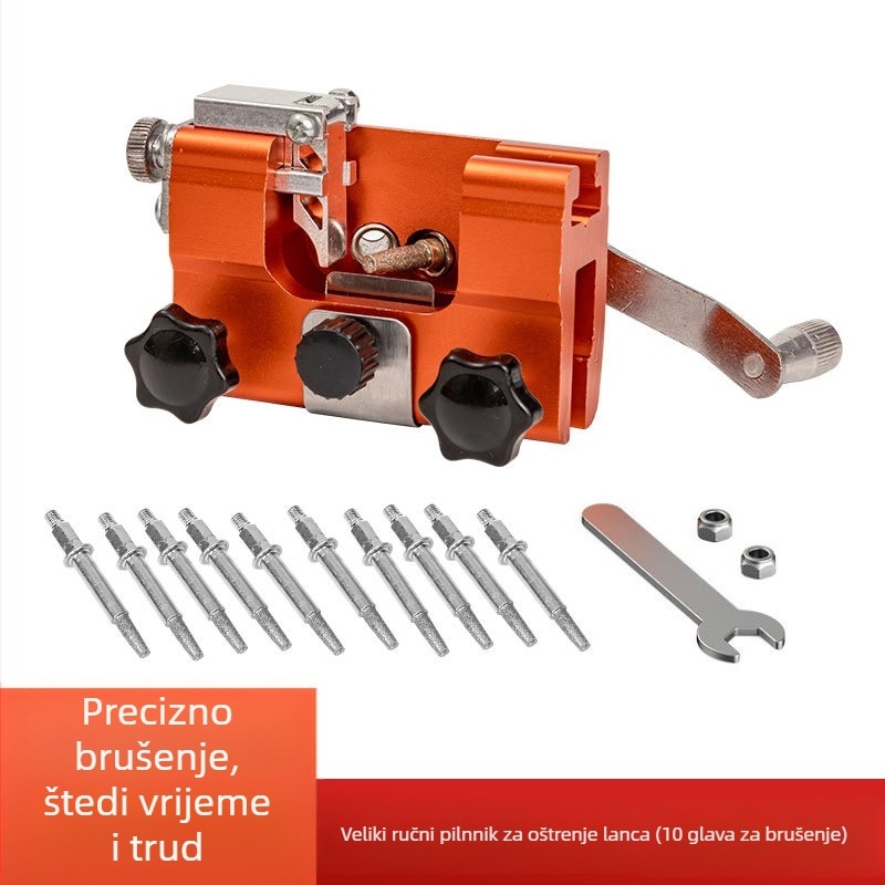 Ručni brusilnik lanaca za lančanu pilu i Li-ion pilu, marka Wu Yi, serija Hand Chain Grinder, licencirana privatna etiketa