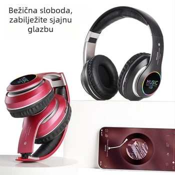Bežične sportske Bluetooth slušalice na glavi, Bluetooth 5.0, stereo, domet 10 m, trajanje baterije >8 h