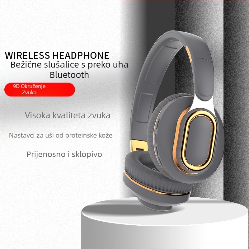 Bluetooth slušalice s Type-C sučeljem, sklopivi dizajn, utor za karticu, Bluetooth 5.0, trajanje baterije preko 8 sati