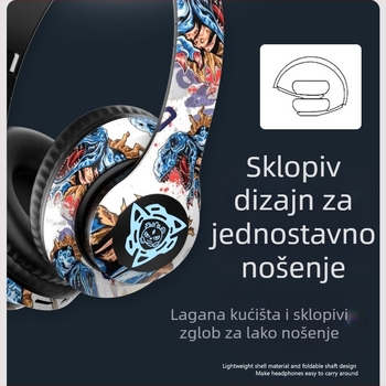 P35 bežični headset – Bluetooth 5.3, doseg 10 m, trajanje baterije 4–8 sati, stereo zvuk