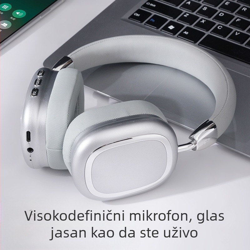 Over-ear Bluetooth slušalice, snažan bas, domet 10 m, Bluetooth 5.0, trajanje baterije 4–8 h, model B35