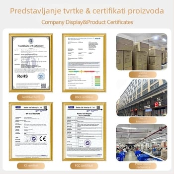 Slušalice za glavu Bluetooth 5.3, domet 10 m, stereo zvuk, trajanje baterije 4–8 h