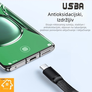 USBA USB-C USB4 Thunderbolt 4 podatkovni kabel, 8K@60Hz