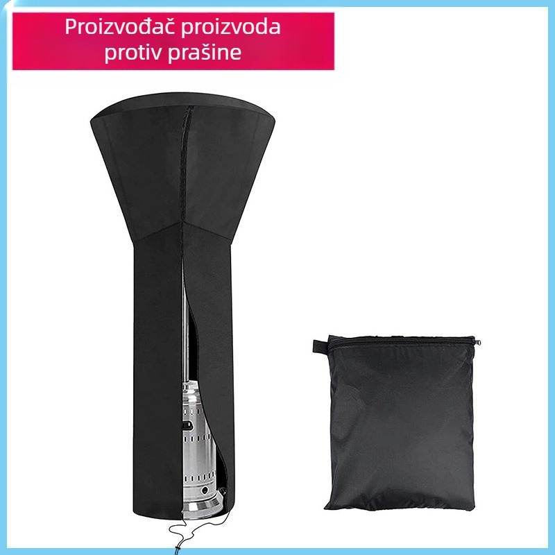 Pokrov za grijač vrtne kišobran, mogućnost prilagodbe (210D Oxford tkanina; 100% poliester; UV zaštita; zaštita od prašine; vodootporno)