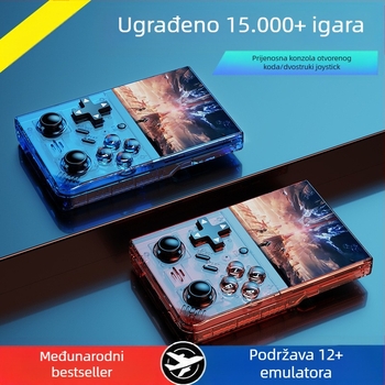R35PLUS ručna igrač konzola s 3,5 inča otvorenim izvorom — retro PS1 / GBA klasična