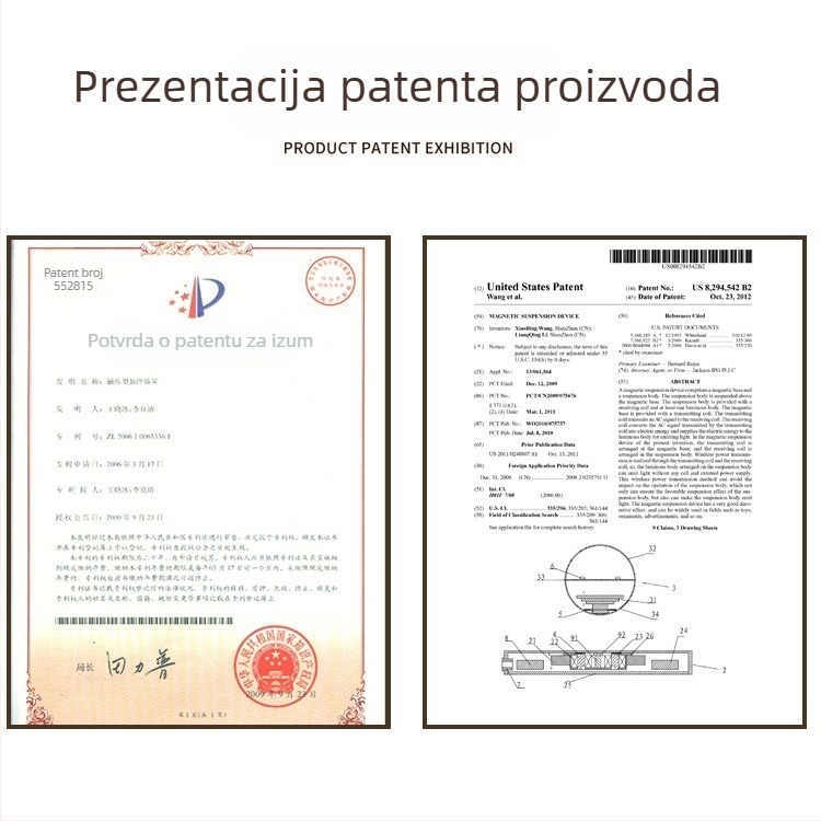 Magnetski lebdeći bonsai, ABS materijal, moderan umjetnički stil, polu-ručna i polu-mehanička izrada, poklon za poslovne i promotivne potrebe