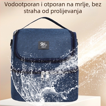 Daidweil izolacijska torba, model 1984, kockastog oblika, Oxford platna, izolacijska funkcija