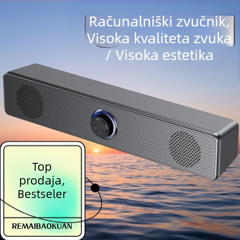 Računalni zvučnici s Bluetoothom, USB ulaz, 2.0 stereo, 6W izlaz, 5V napajanje