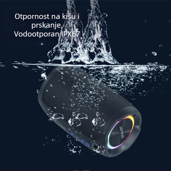 Fanatic S49 Bluetooth zvučnik – vanjski, vodootporan IPX7, 20W, 20Hz-20kHz, SNR ≥85dB, integrirana baterija 2000-4000mAh