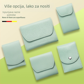 16-dijelni sklopivi set za nokte s prijenosnom futrolom, alati za manikuru i pedikuru od karbonske čelika