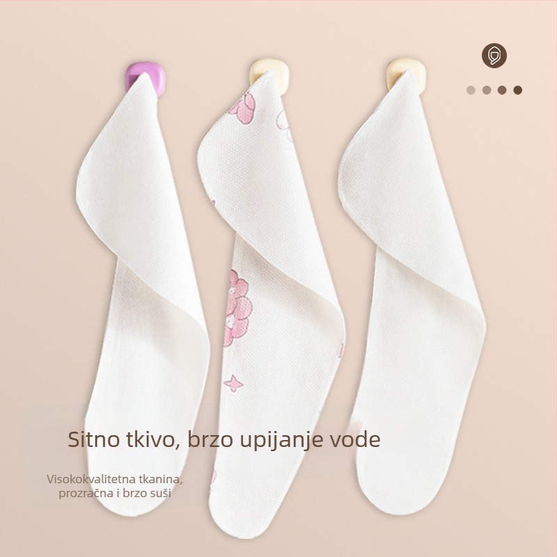 Jednokratni ručnik za kupanje od pamuka, za putovanja, kompaktni i debeli, 100% pamuk, prenosiv za hotel i dom