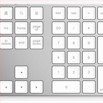 BT308 34-tipkovna Bluetooth numerička tipkovnica, aluminijska legura, univerzalna kompatibilnost