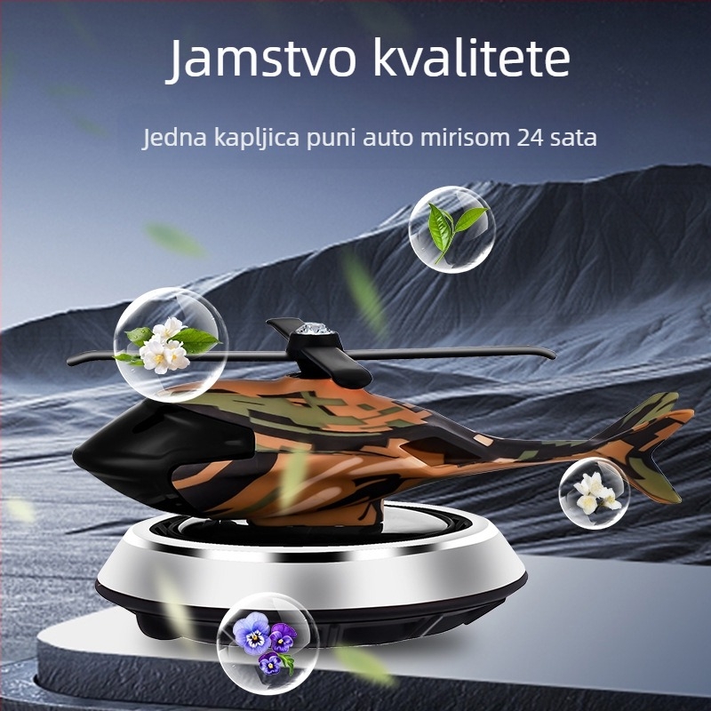 Auto aromaterapijski držač parfema — metalna legura, ugradnja na sjedalo/ središnju konzolu, cvjetni miris s voćnom notom, dekorativno i uklanjanje mirisa