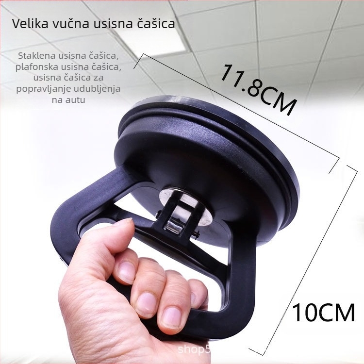 Usisna čašica za popravak udubljenja na automobilu, velika, plastična, 1 kom, za kućnu i auto popravku, Neto težina 0,18 kg