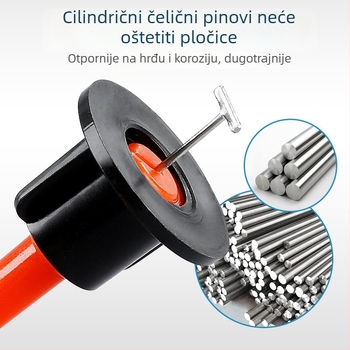 Niveler za pločice, T-typa, plastični klip, alat za pozicioniranje za postavljanje pločica na pod i zid — Chuanxing