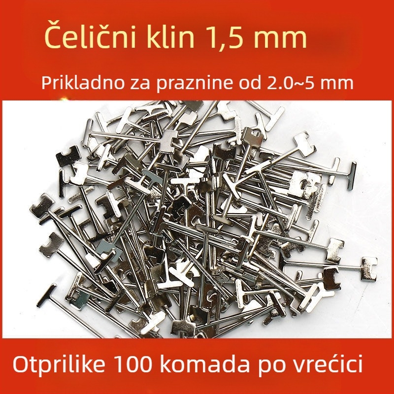 Niveler za pločice, T-typa, plastični klip, alat za pozicioniranje za postavljanje pločica na pod i zid — Chuanxing