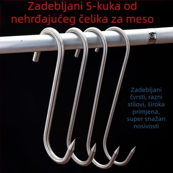 Nehrđajući čelični višenamjenski vješak s dvostrukim oštrim dizajnom — kuhinja i studentski dom