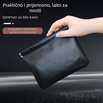 PU kožna kubična torbica za pohranu – višefunkcionalna kozmetička i torbica za dodatke, lagani luksuz stil, brend Zhan Jie