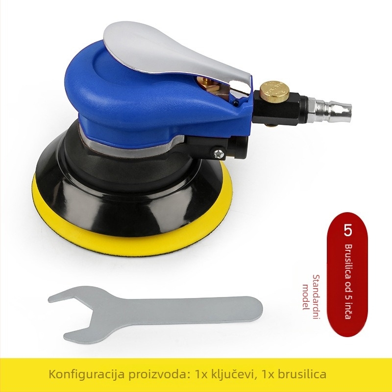 Automobilski stroj za poliranje i nanošenje voska — marka Mussen Hall; težina 1.2–1.32 kg; materijal: metal; namjena: popravci automobila