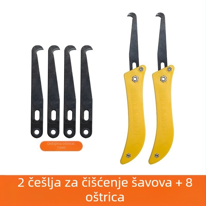 Nož za čišćenje fuge za pločice i podove — posebni alat za rezanje i čišćenje fuge, marka The First Force, kategorija Crevice brush, materijal Regular
