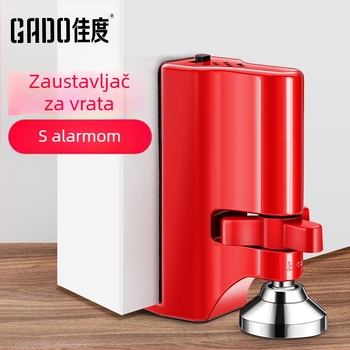 Otpornik za vrata MD-BJ01H s ručnim upravljanjem, podna montaža, aluminijska legura, alarm protiv krađe i sudara