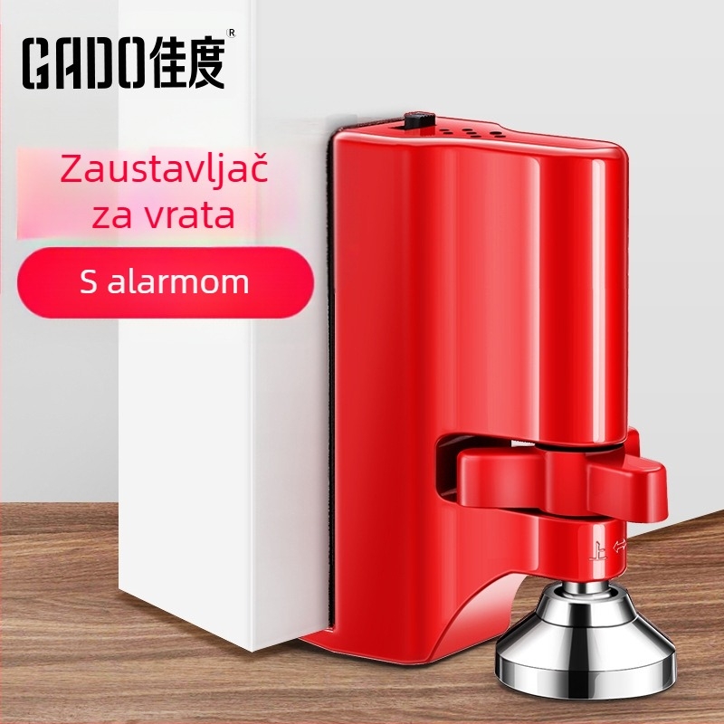 Otpornik za vrata MD-BJ01H s ručnim upravljanjem, podna montaža, aluminijska legura, alarm protiv krađe i sudara