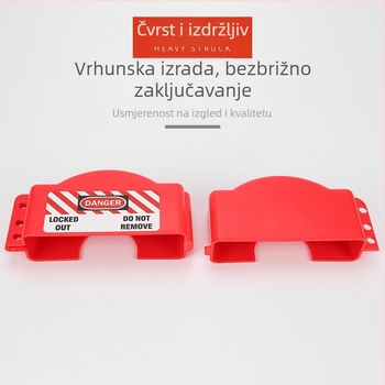 BAODSAFE ABS brava za gate valve, model BDS-F8616, plastična ručka za upravljanje za industrijske ventile, moderan dizajn