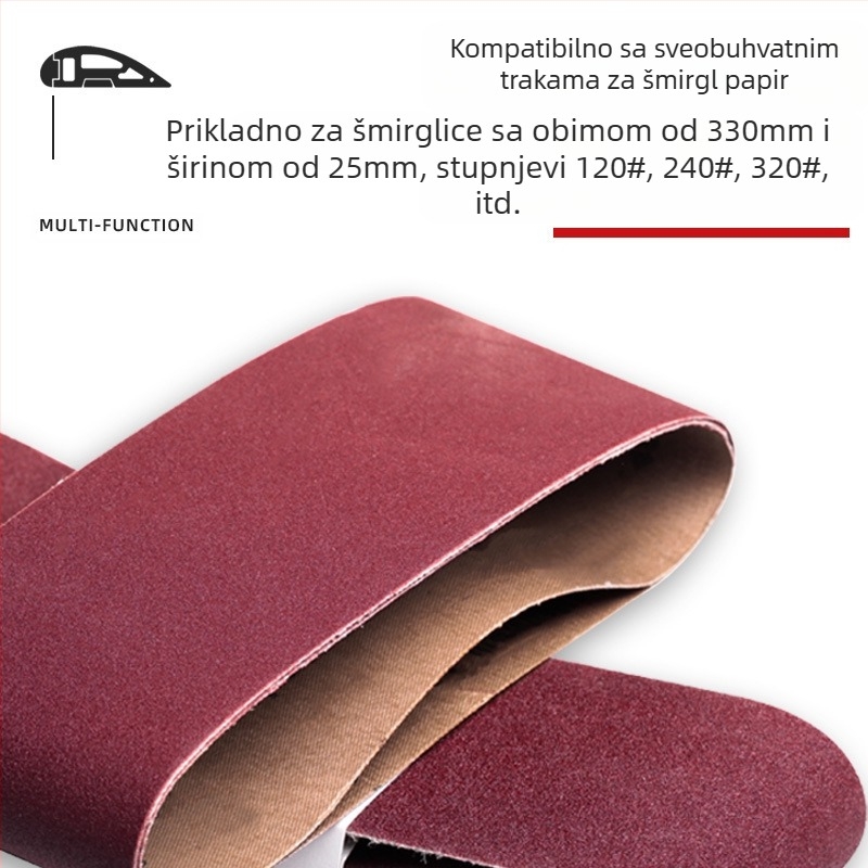 Ručni kutni brusilnik s tijelom od aluminijeve legure i držačem brusnog papira