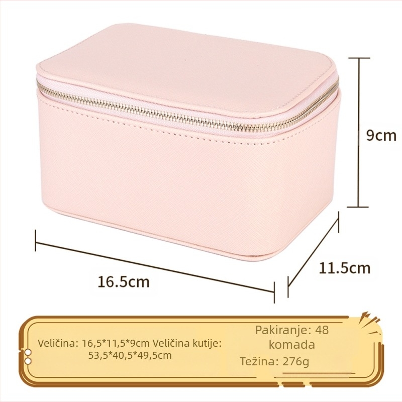 Kutija za nakit – SMZ-081, koža, casual stil, mekana tekstura, jedinstven uzorak