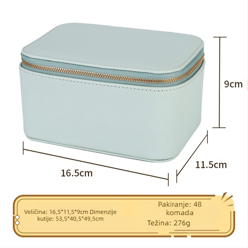 Kutija za nakit – SMZ-081, koža, casual stil, mekana tekstura, jedinstven uzorak