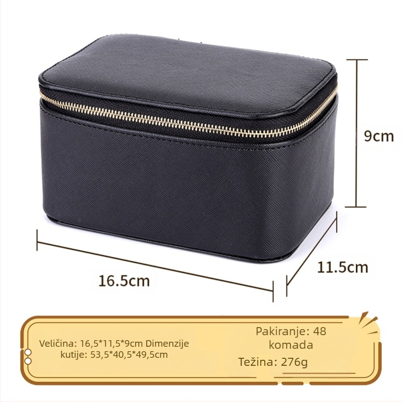 Kutija za nakit – SMZ-081, koža, casual stil, mekana tekstura, jedinstven uzorak