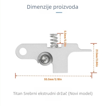 ELVES Titan ekstruder ručica - model Squeeze, tip Titan