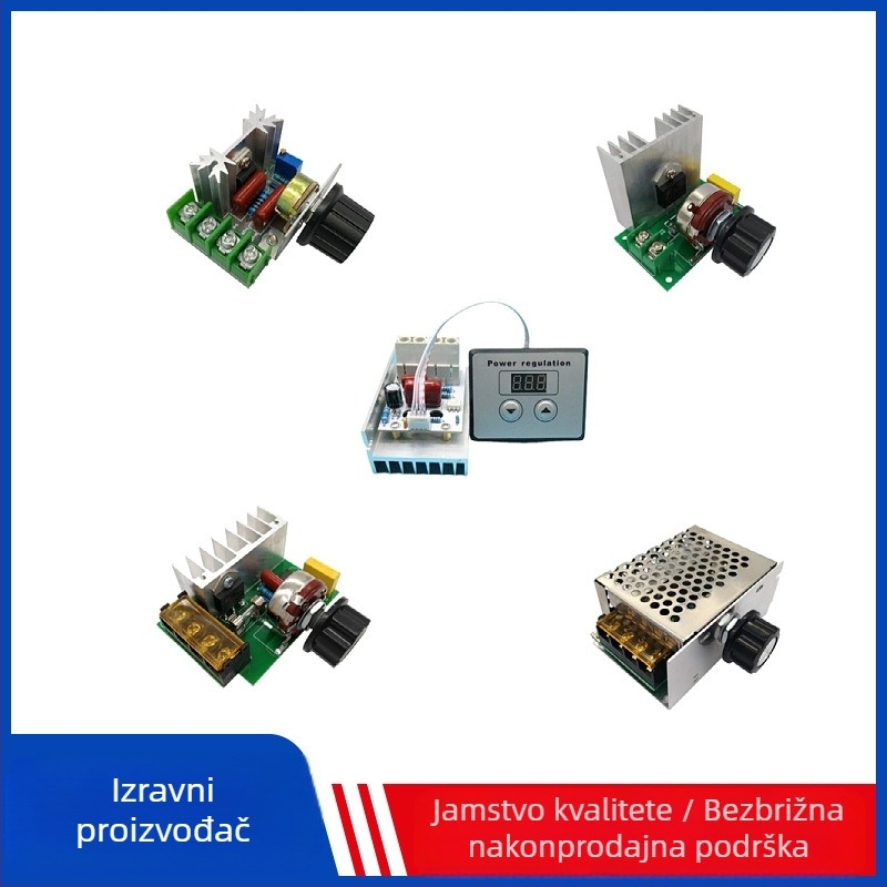 SCR regulator brzine motora i regulator temperature za električnu peć, 2000/4000/10000 W, niski napon, Micro-bully