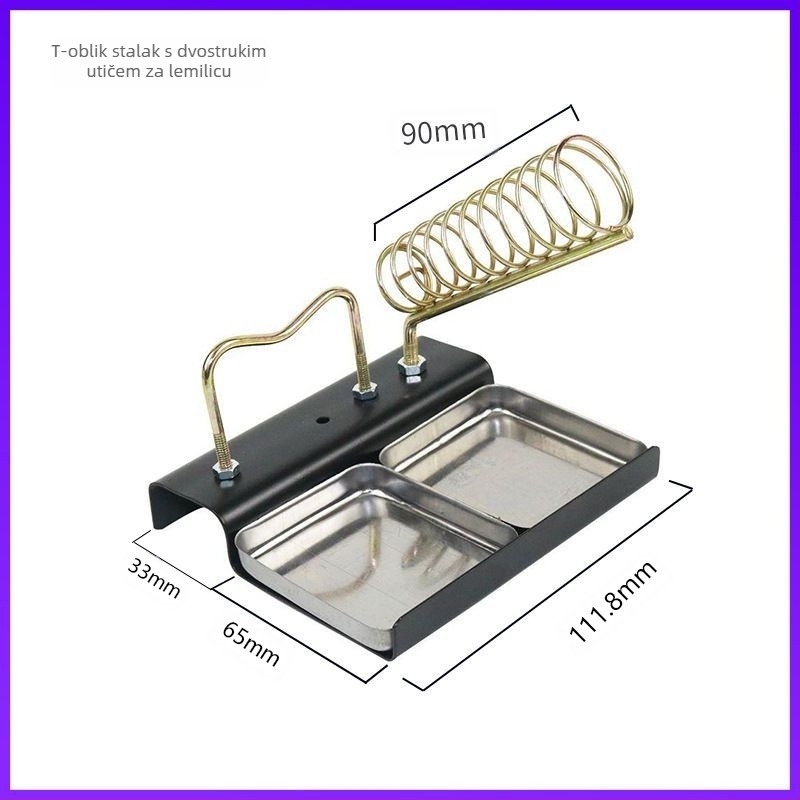 Stalak za lemljenje od nehrđajućeg čelika s držačem rosin spužve