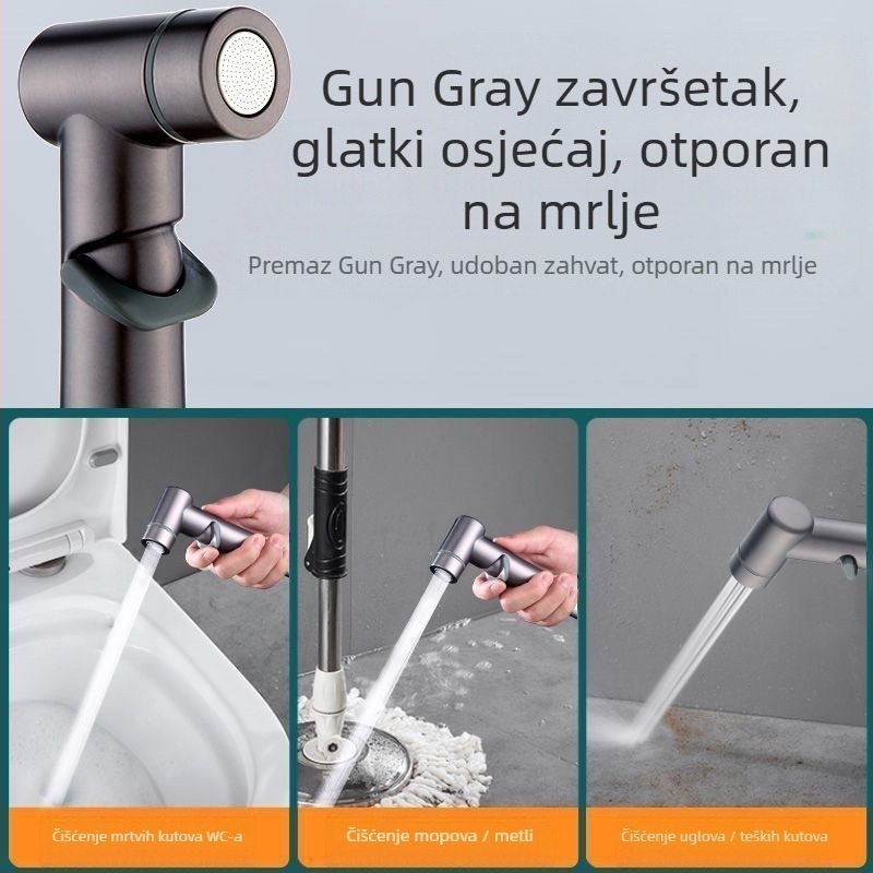 Toaletni tuš-mlaznica, bakreno tijelo, model 1, JIUMWOO, EU CE certifikat, mogućnost prilagodbe