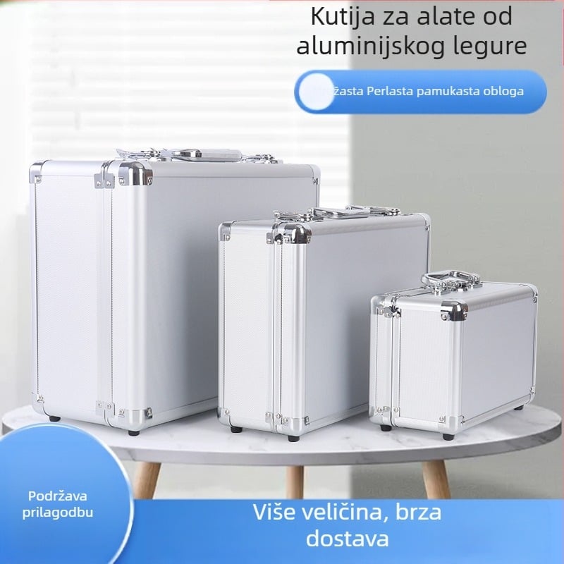 Aluminijska kutija za alate od aluminijske legure — Can Win, ručna prijenosna kutija za alate za hardver i automobilsku opremu