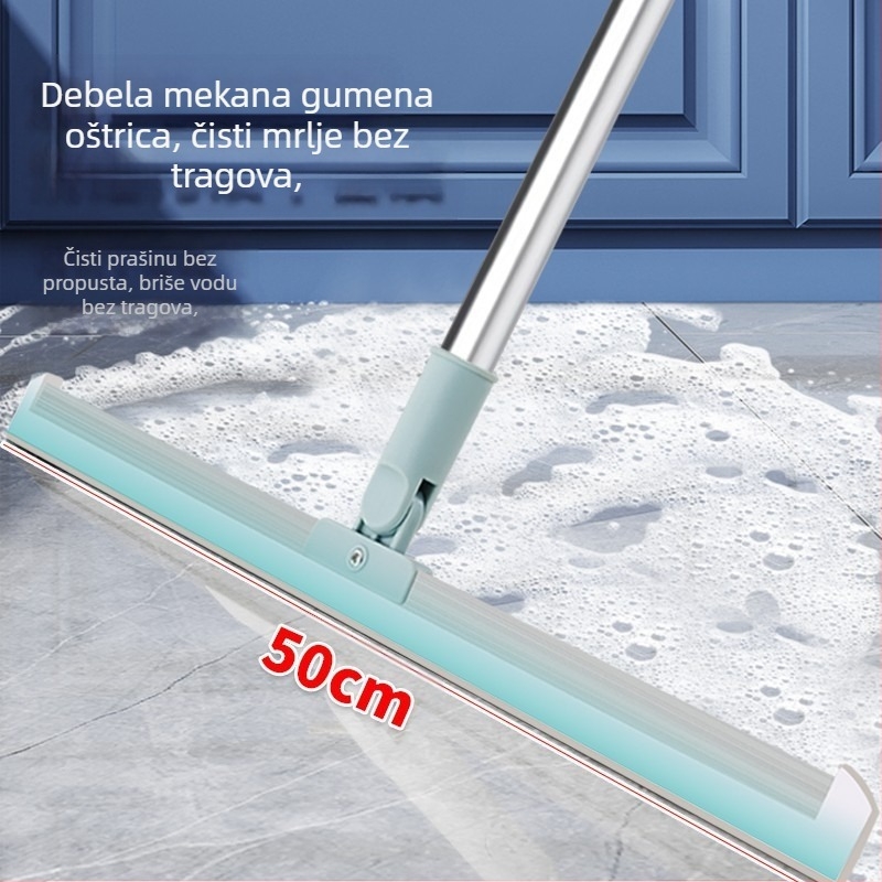 Silikonska metla za kupaonicu i staklene podove – skuplja vodu i dlačice, pakiranje od 100 komada