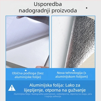 Cigla uzorak samoljepljiva tapeta, 3D efekt, PVC materijal, bez formaldehida