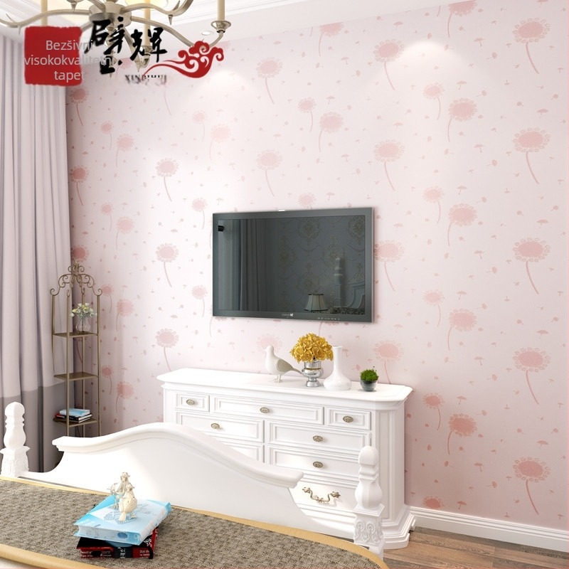 Zidno platno | Nešivano Jacquard platno; uzorak Dandelion, pastoralni stil, moderan jednostavan; Jacquard površina