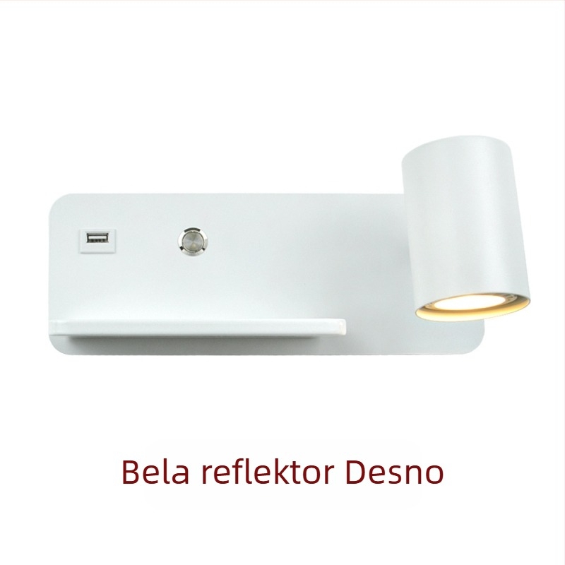 Yooe zidna svjetiljka s aluminijskim sjenilom, metalno kućište, LED, 220V, GU10 5W