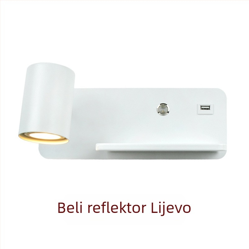 Yooe zidna svjetiljka s aluminijskim sjenilom, metalno kućište, LED, 220V, GU10 5W